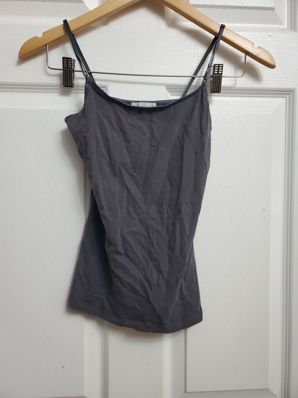 Ambiance Apparel Classic Women's Gray Spaghetti-Strap Tank Top - SIZE S
